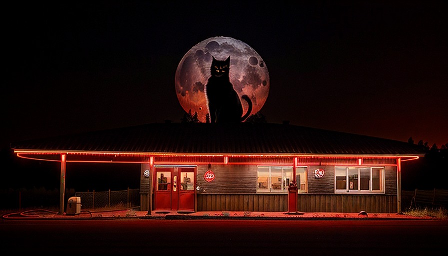 知らない町のコンビニ